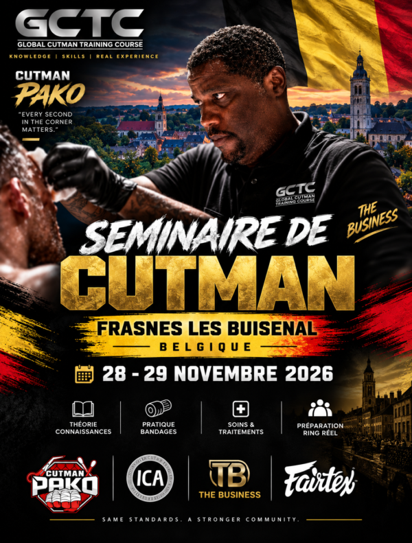 GCTC Professional Cutman Certification – Frasnes, Belgium