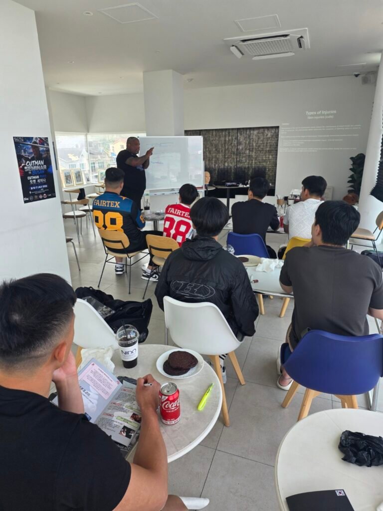 Cutman Certification Course professional training by GCTC